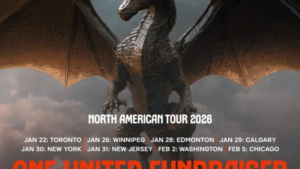 One United Fundraiser - North American Tour 2026 (Toronto: Jan 22)
