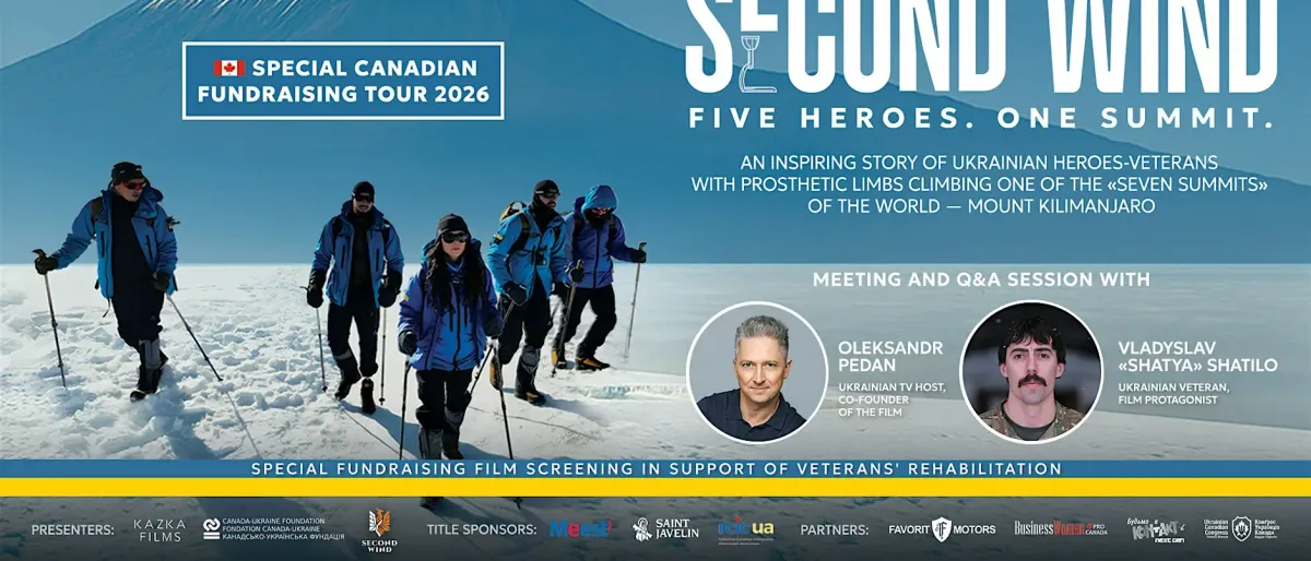 Second Wind — Five Heroes. One Summit. Toronto premiere, May 3, 2026
