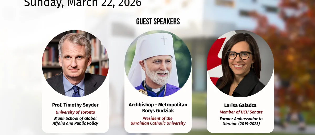 Ukrainian Catholic University During War and Beyond - Charity Gala Luncheon (Mar 22, 2026)