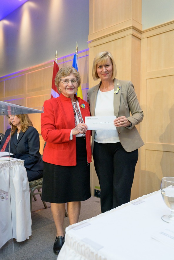 Irene Newton, Executive Member, UCC-OPC, and Dr. Natalia Lishchyna, Chair of the Board of Directors of Ukrainian Credit Union Limited